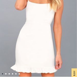 Lulus Spoonful of Sass White Bodycon Mini Dress